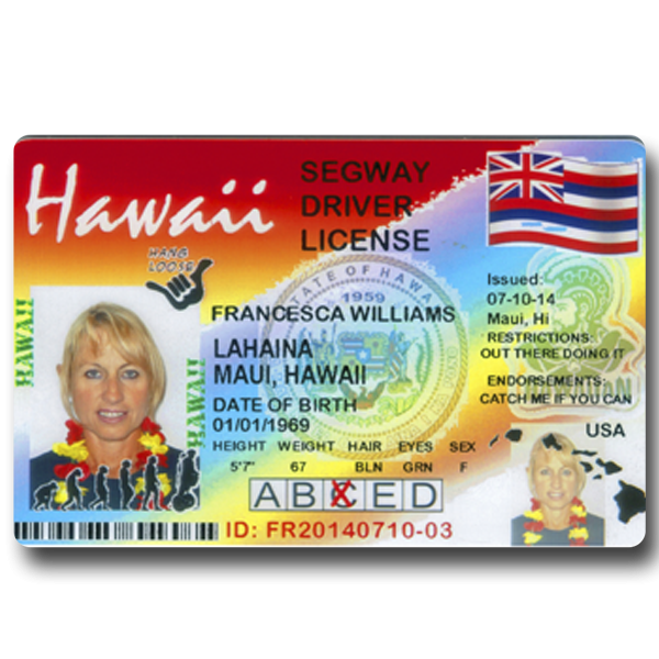 Hawaii driver license road test checklist