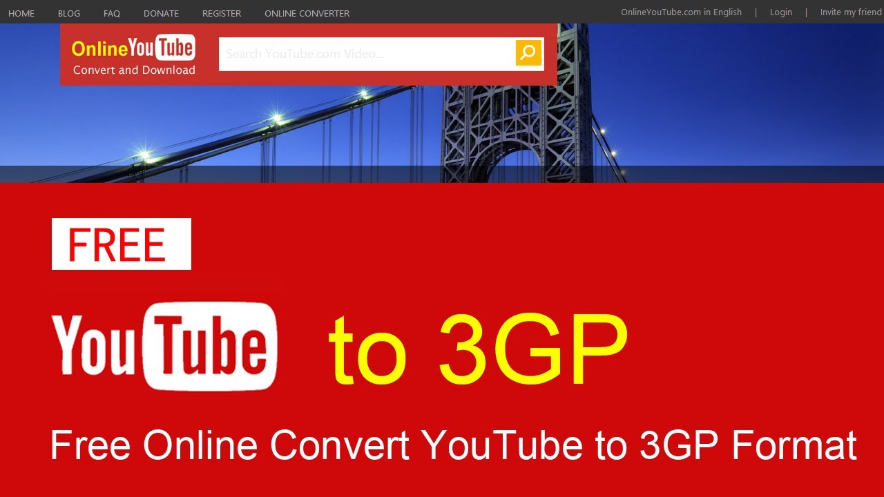 Youtube To 3gp Free Online
